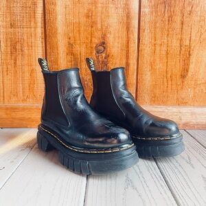 Doc Martens Size 37 Audrick Chelsea Platform Boots Black